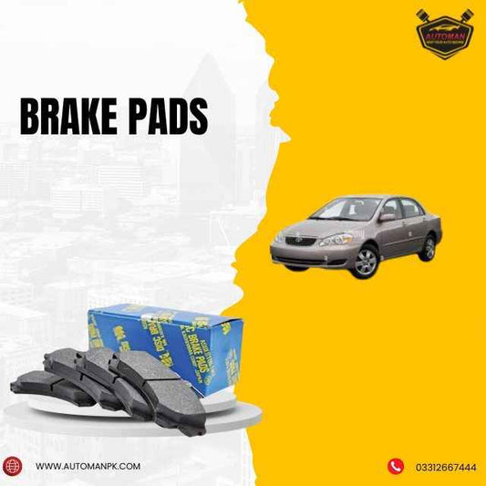 Toyota Corolla Brake Pads 2001–2008 Front – Genuine Akebono | MK Brake Pads Pakistan