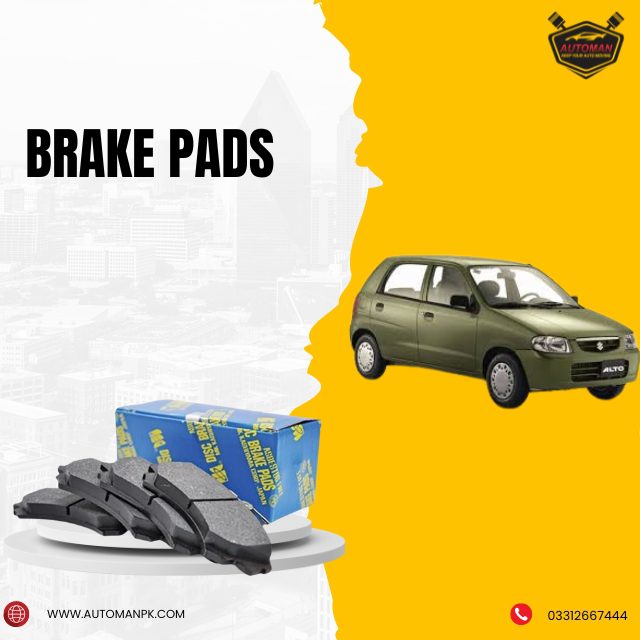 MK Brake Pads Suzuki Alto 2001, Alto 2010 Front Brake Pads, Suzuki Alto Replacement Brake Pads, AutoManPK MK Brake Pads