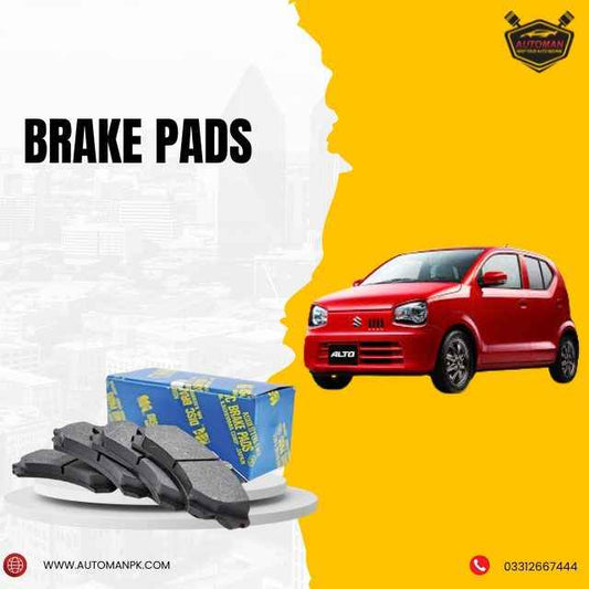 Premium Quality Front Brake Pads for Suzuki Alto (2017–2024) – Reliable Performance & Long Life