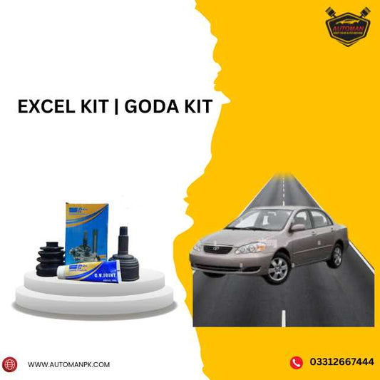 A&S High-Quality CV Joint for Toyota Corolla 2001-2007 - Excel Kit or Goda Kit Available! - AutomanPK