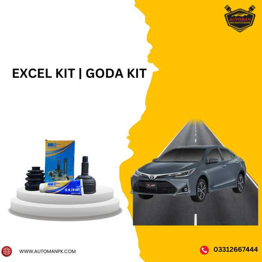 Toyota Corolla CV Joint, Corolla 2015 CV Joint Kit, Corolla 2024 CV Joint Excel Kit, Goda Kit for Corolla, A&S CV Joint Corolla, front axle joint Toyota Corolla, AutoManPK Corolla suspension parts