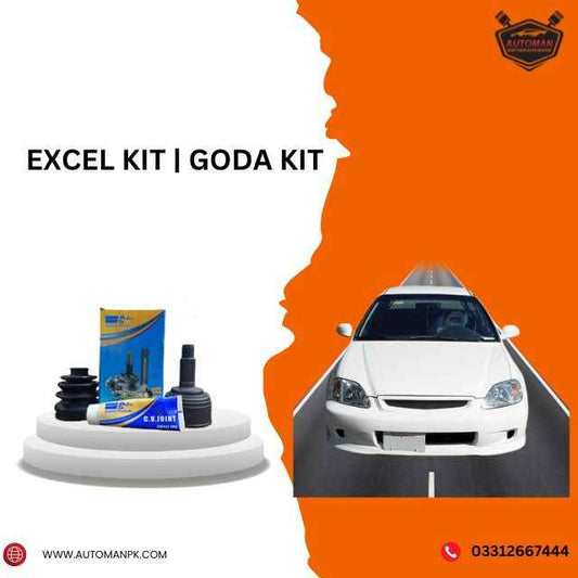 Honda Civic 1996-2000 CV Joint Kit - Goda Kit - Excel Kit