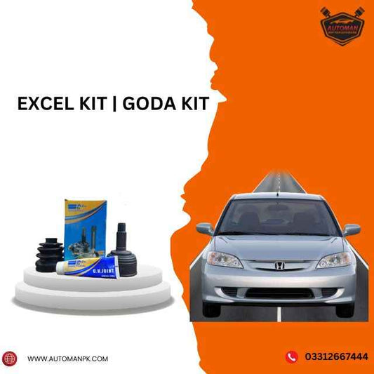 Honda Civic 2001-2005 CV Joint (Goda Kit - Excel Kit)