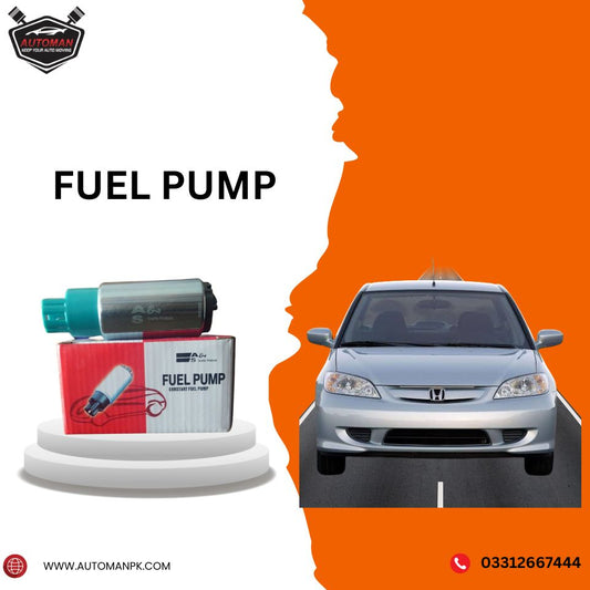 Honda Civic 2001-2005 fuel pump, tanki fuel pump Civic, A&S fuel pump Honda Civic, fuel system Civic 7th gen, automanpk Honda parts, Civic 1.5 1.6 fuel pump, Civic EXi VTi pump