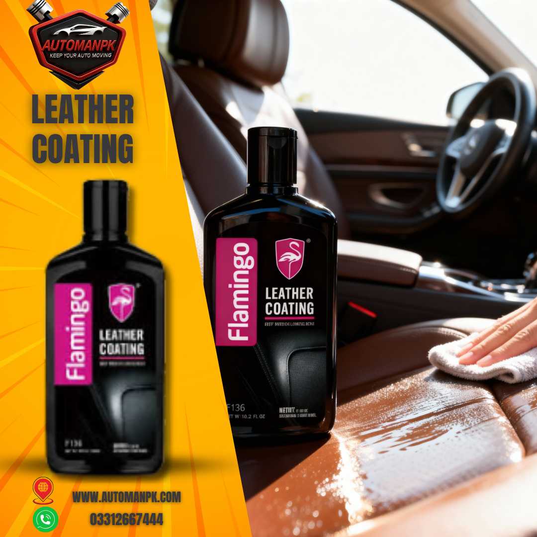 Flamingo Leather Coating 300ML car leather polish Pakistan