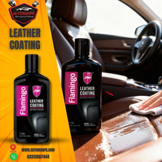 Flamingo Leather Coating 300ML car leather polish Pakistan