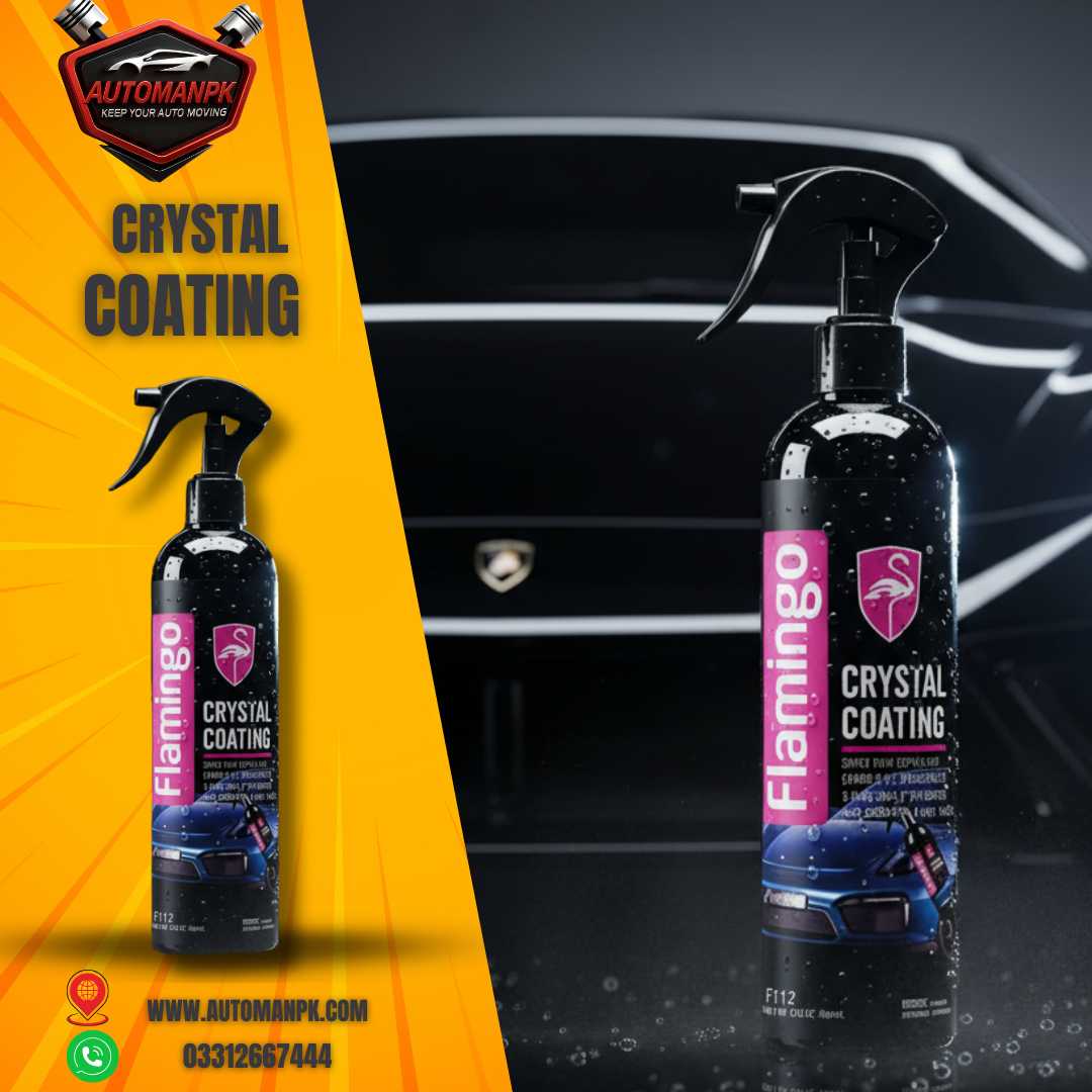 Flamingo Crystal Coating 250ml for car paint protection Pakistan AutoManPK