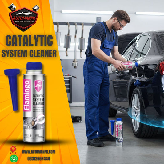 Flamingo Catalytic System Cleaner 300ml for car exhaust cleaning