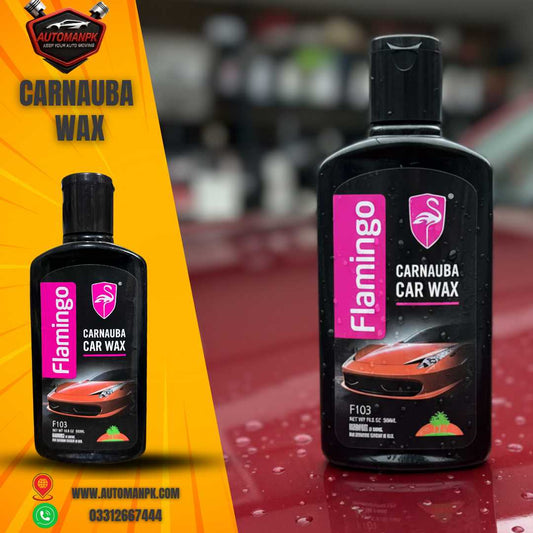 Flamingo Carnauba Car Wax 300ml for car shine and paint protection