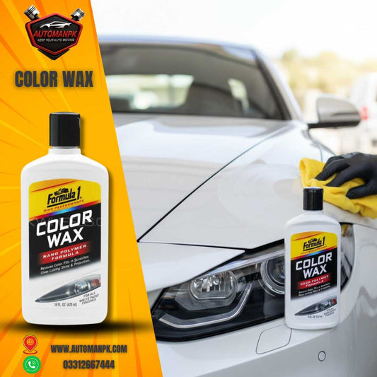 Formula 1 Color Wax for White Cars 473ml restoring shine on white car in Pakistan