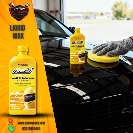 Formula 1 Carnauba Liquid Wax 473ml – Premium Car Polish for Shiny & Smooth Finish | AutoManPK Pakistan