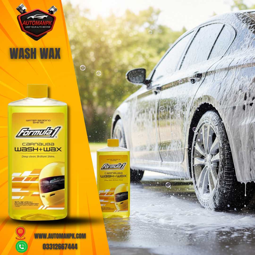 Formula 1 Carnauba Wash & Wax 473ml Car Shampoo – AutoManPK Pakistan