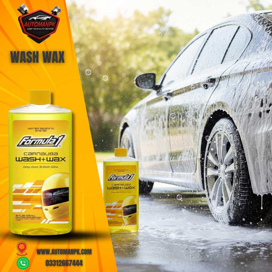 Formula 1 Carnauba Wash & Wax 473ml Car Shampoo – AutoManPK Pakistan