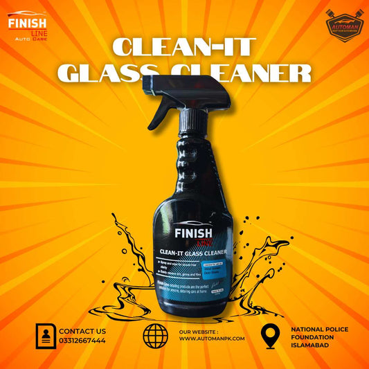 Finish Line Glass Cleaner 450ml – AutoManPK Car Glass Spray Cleaner