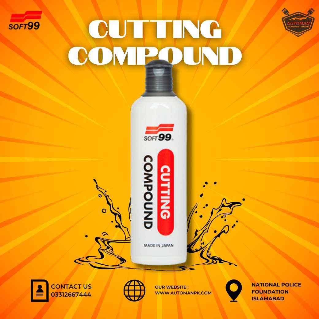 Soft99 Cutting Compound 300ml Liquid – Heavy Duty Scratch & Oxidation Remover | AutoManPK