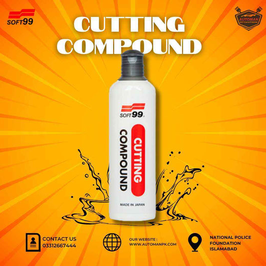 Soft99 Cutting Compound 300ml Liquid – Heavy Duty Scratch & Oxidation Remover | AutoManPK