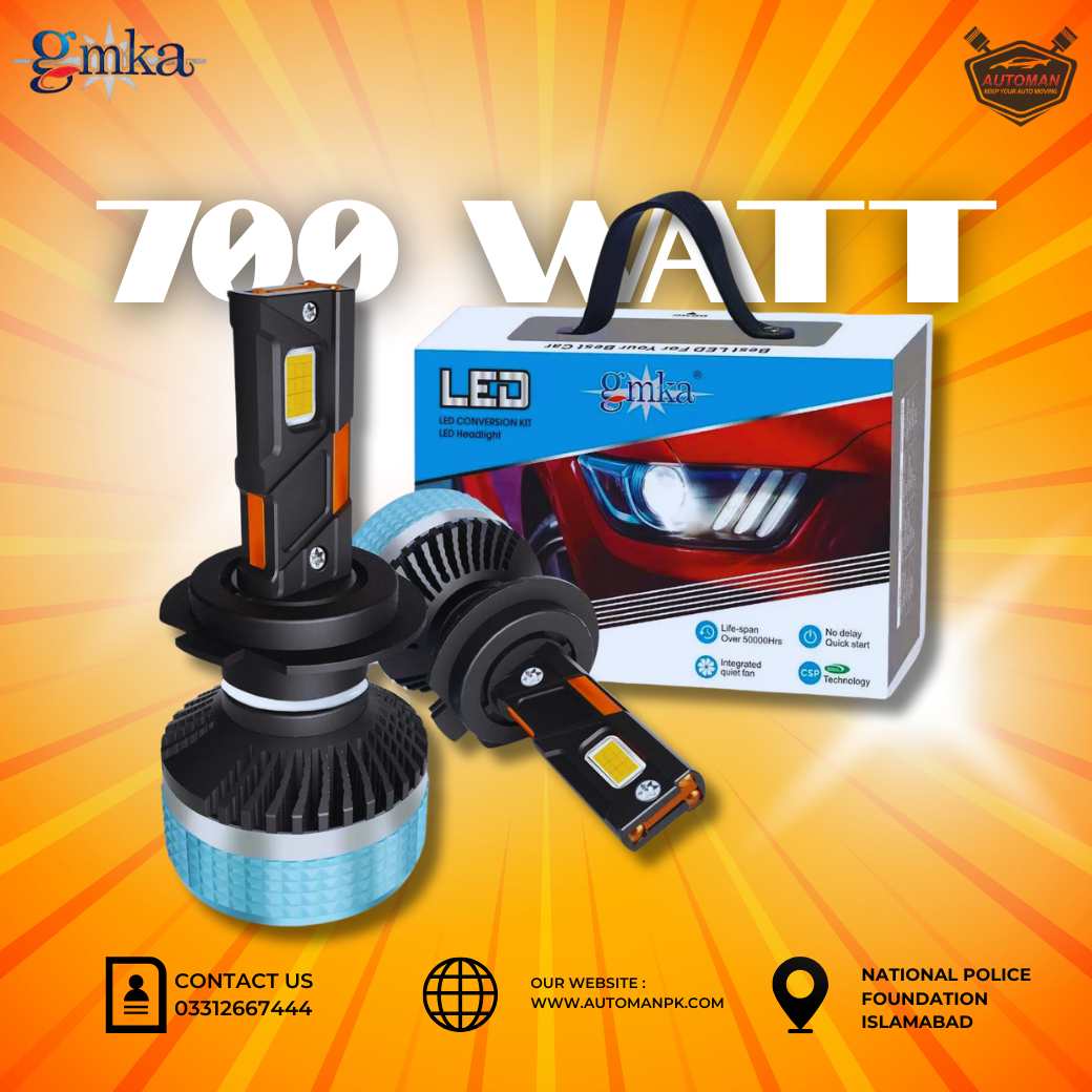 GMKA 700 Watt H4 9005 9006 h11 LED Grip Bulb for Cars and Motorcycles – AutoManPK | GMKA 700 Watt LED Grip 9006 | GMKA 700W LED Grip H11