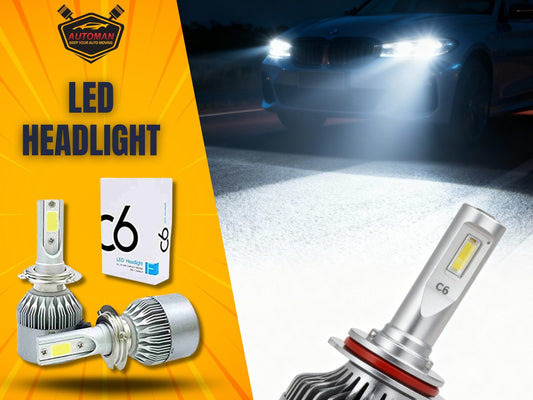 C6 36W Car LED Headlight Bulb Grip 9006