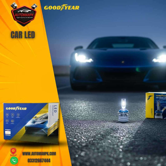 Goodyear Car LED 75 Watt H11 high brightness headlight installed on car in Pakistan