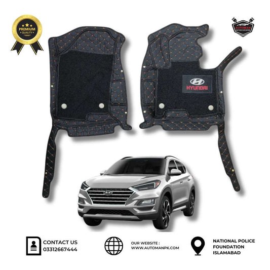 Hyundai Tucson 10D Car Floor Mats premium quality floor protection for Hyundai Tucson in Pakistan