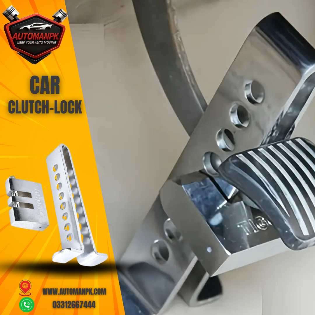 Heavy Duty Anti-Theft Car Pedal Lock Universal Fit Brake Clutch Lock – AutoManPK