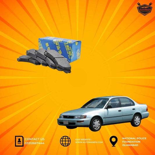 XE Corolla Front Brake Pads MK Blue 1996–2000 Price in Pakistan – Premium Quality Auto Part