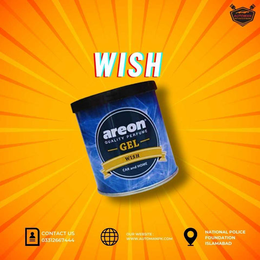 AREON GEL Wish Premium Car Perfume in Pakistan – AutomanPK