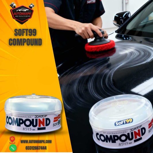 Soft99 Compound Polish 200g for car exterior – AutomanPK Pakistan
