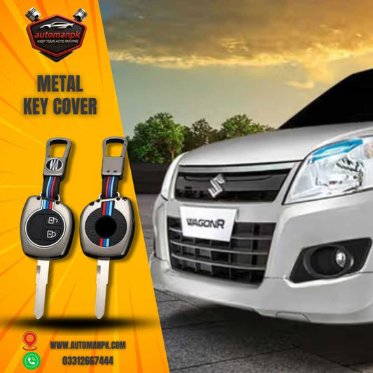Suzuki WagonR Metal Key Cover 2015-2025 Premium Key Protector AutoManPK Pakistan