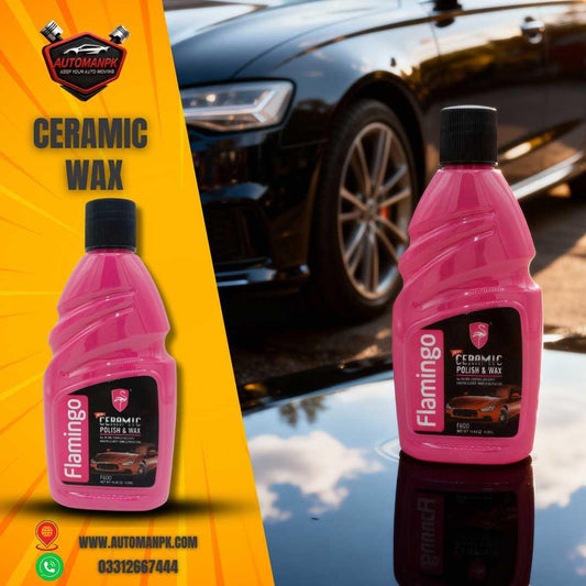 Flamingo Ceramic Wax 410ml Liquid Car Polish Pakistan