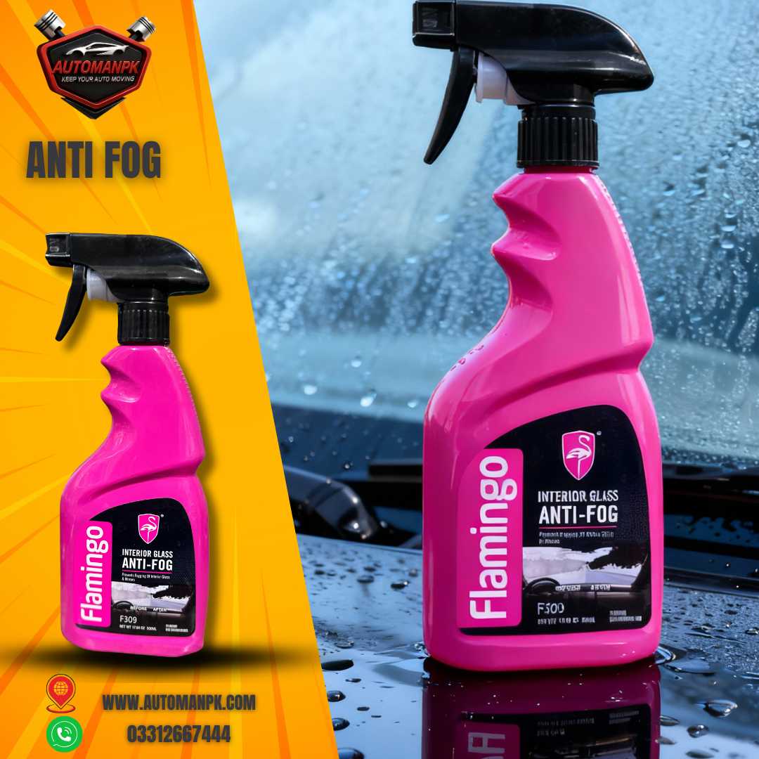 Flamingo Interior Glass Anti Fog 500ml for cars
