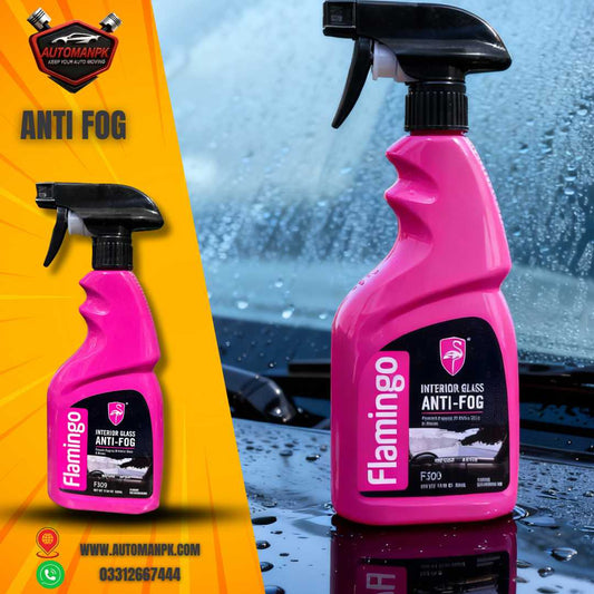 Flamingo Interior Glass Anti Fog 500ml for cars