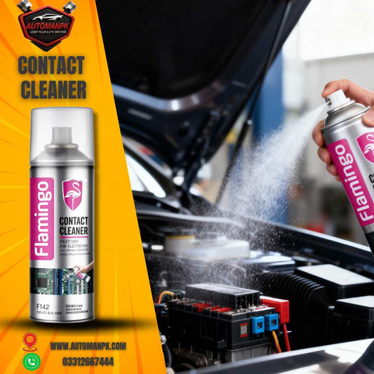 Flamingo Contact Cleaner 450ml electrical contact cleaner spray available in Pakistan | AutomanPK
