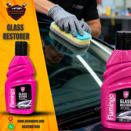 Flamingo Glass Restorer 410ml car windshield restorer in Pakistan by AutomanPK