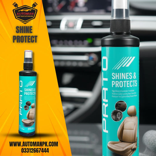 Prato Shines & Protects 295ml dashboard protectant dashboard polish for car interior in Pakistan