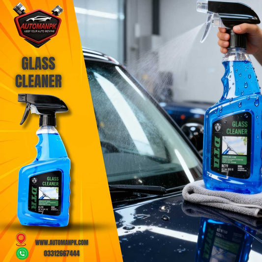 DTR Glass Cleaner 500ml spray for car windshield and window cleaning – AutoManPK