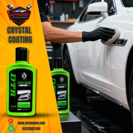 DTR Crystal Coating White Car Liquid Wax 250ML – Shine & Protection for Cars