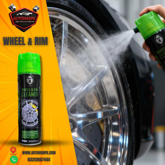 DTR Wheel Rim Cleaner 500ml for cars alloy rims brake dust cleaner AutomanPK Pakistan