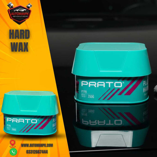 Prato Hard Wax 200g car polish exterior detailing wax for long lasting shine in Pakistan