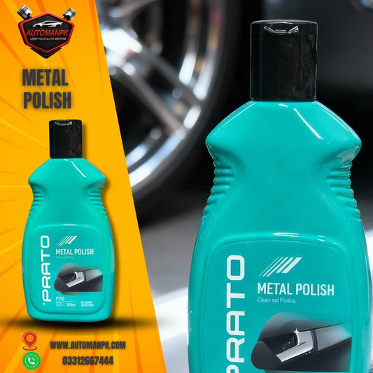 Prato Metal Polish 300ml Car Care Metal Chrome Polish in Pakistan