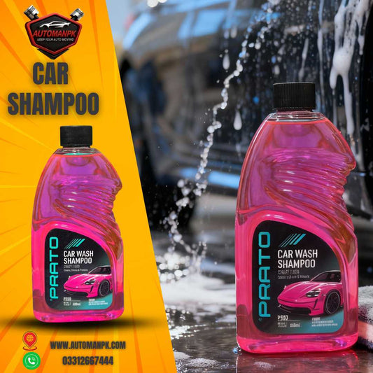 Prato Car Shampoo 500ml – Premium Car Cleaning Solution for Shiny Cars | AutomanPK
