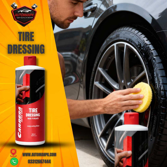 Carrera Tire Dressing 500ml for car, SUV & bike tires – AutomanPK