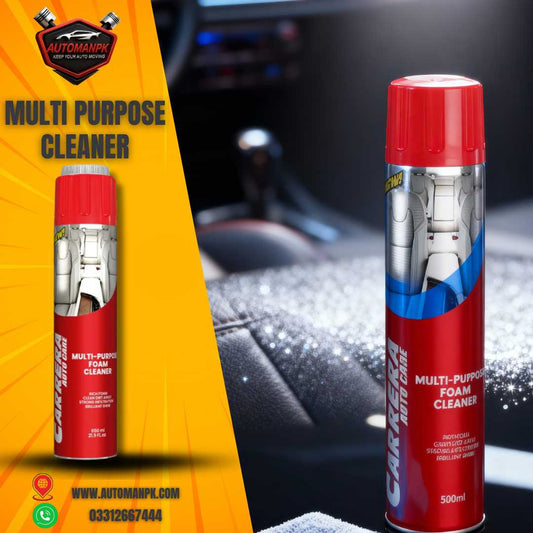 Carrera Multi Purpose Foam Cleaner 650ml for Car Interior Cleaning in Pakistan | AutomanPK