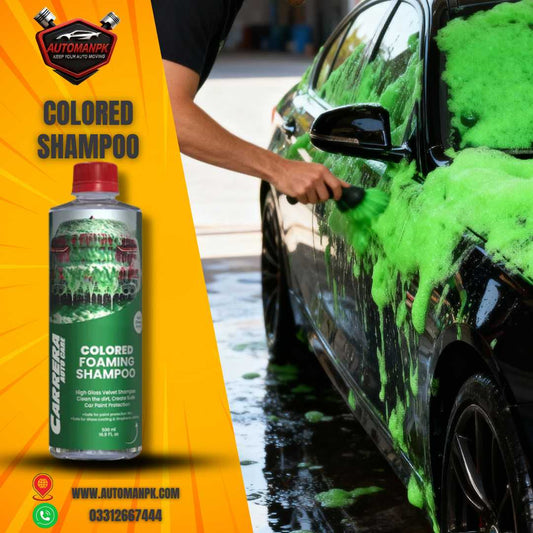 Carrera Colored Foaming Car Shampoo 650ml for vehicle wash in Pakistan – AutomanPK