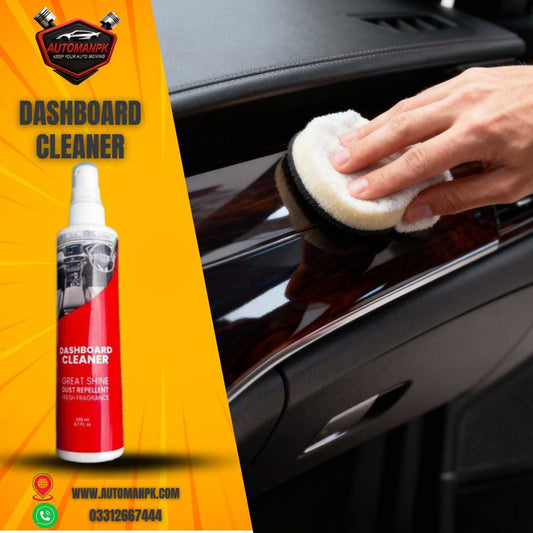 Carerra Dashboard Cleaner 200ml car interior cleaner for dashboard plastic leather AutomanPK Pakistan