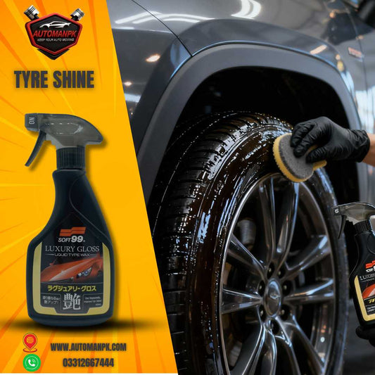 Soft 99 Tyre Wax 500ml for Car Tires – Shine & Protect | AutomanPK Pakistan
