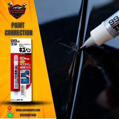 Soft99 Paint Correction Pen for Black Cars – AutomanPK Pakistan