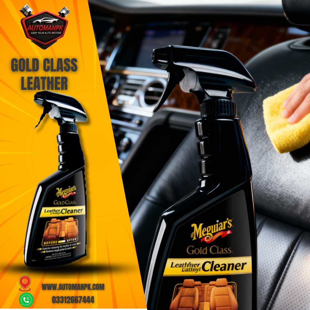 Meguiar’s Gold Class Leather Cleaner for Car Interiors – AutomanPK Pakistan