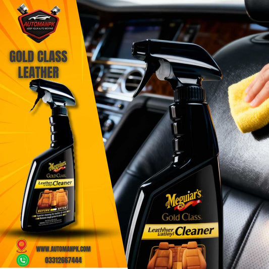 Meguiar’s Gold Class Leather Cleaner for Car Interiors – AutomanPK Pakistan