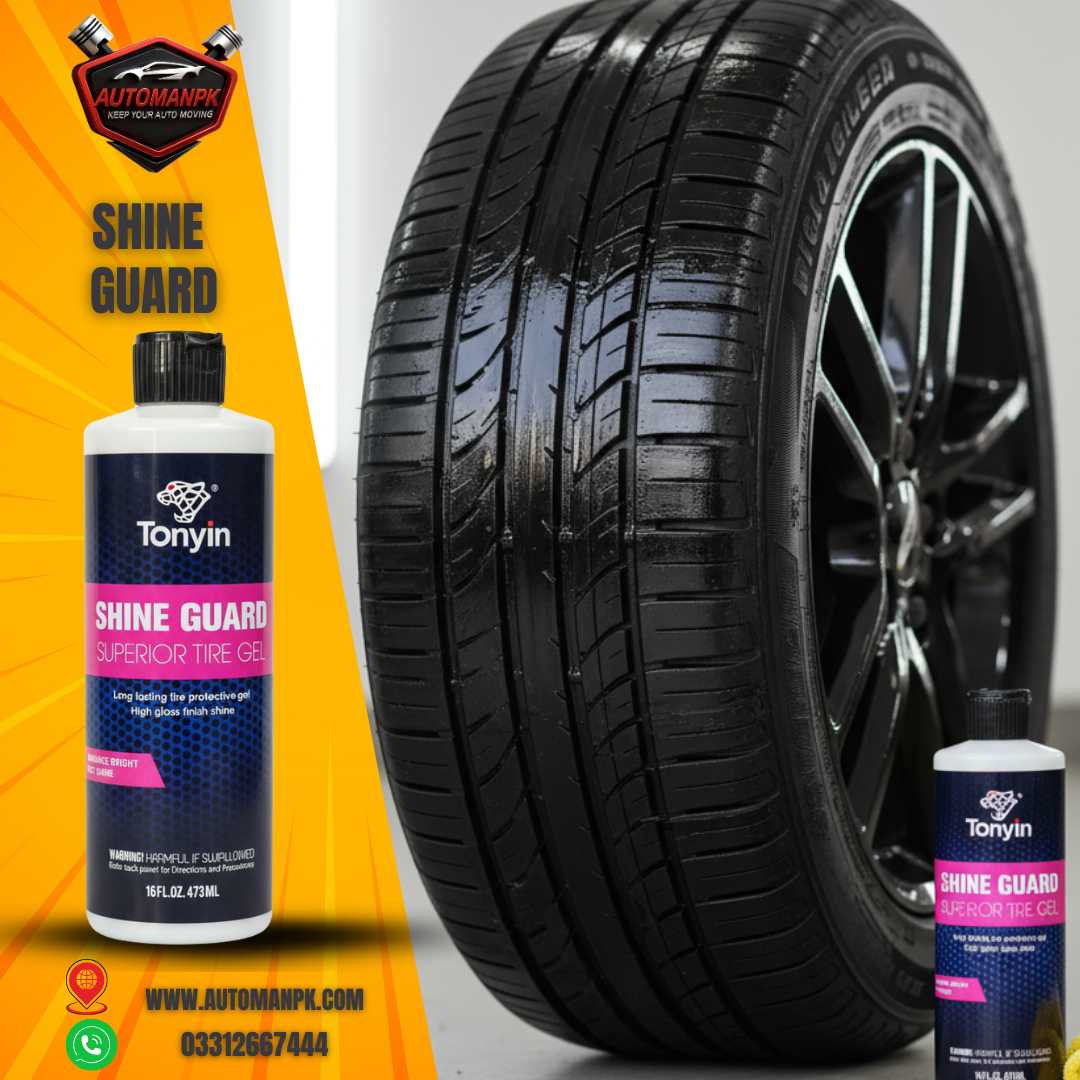 Tonyin Shine Guard Tire Gel 473ml – Car Tire Shine & Protection | AutoManPK Pakistan